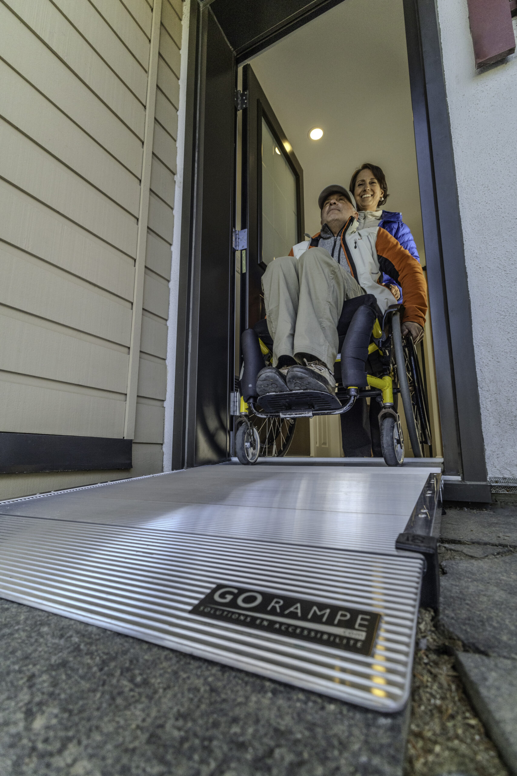 Passe-seuil installé