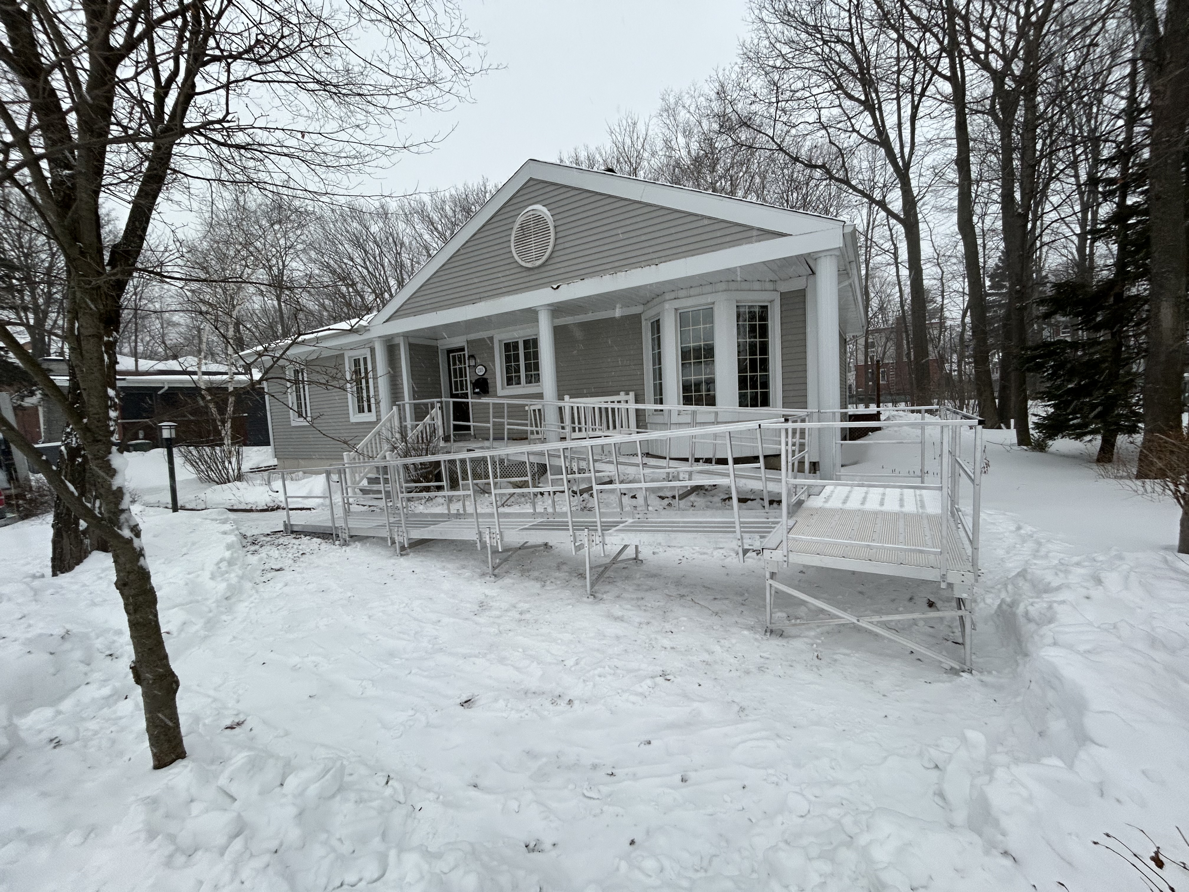 Rampe modulaire en aluminium usage 4 saisons en hiver